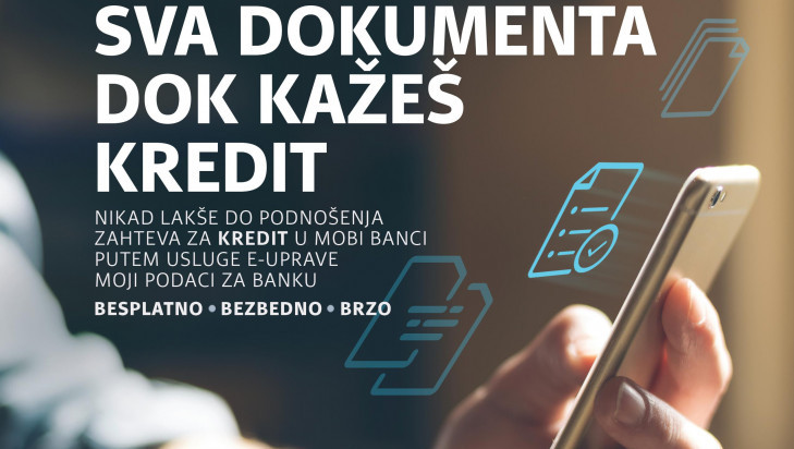 100 hiljada potpuno online kredita u Mobi Banci