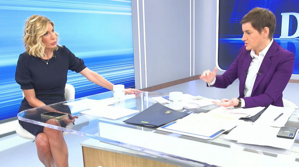 Ana Brnabić u emisiji Direktno s Minjom Miletić: Savetovala bih predsedniku da potpiše zakon o eksproprijaciji