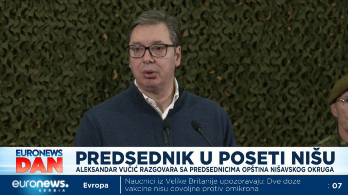 Vučić: Narastajuće tenzije u svetu daju nam zadatak da snažimo vojsku, još nemamo odluku o obaveznom vojnom roku