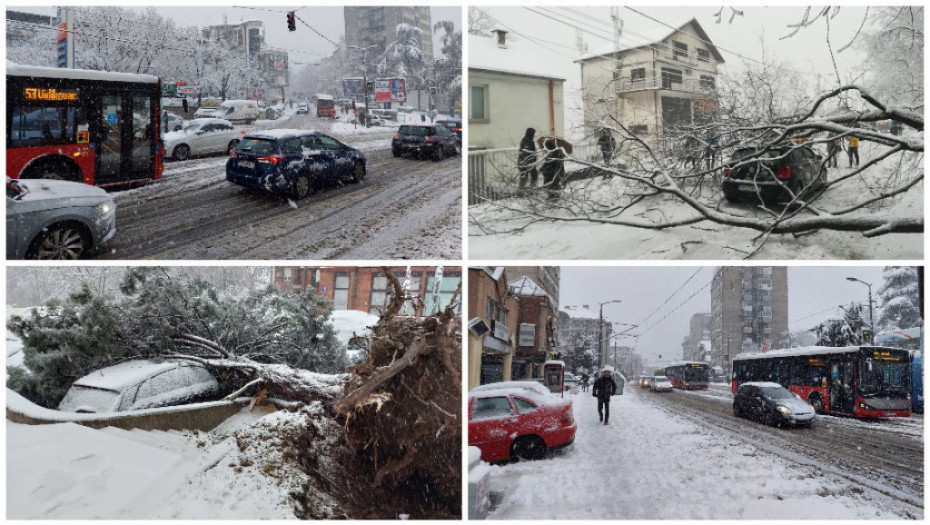 Snežni kolaps širom Srbije: Putevi pod snegom, hiljade građana bez struje, u Ivanjici vanredno