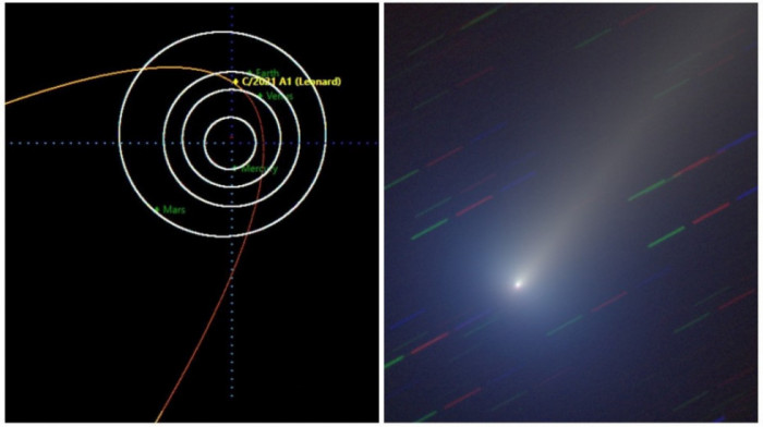 Kometa "Leonard" večeras najbliža Zemlji, moći će da se vidi i golim okom