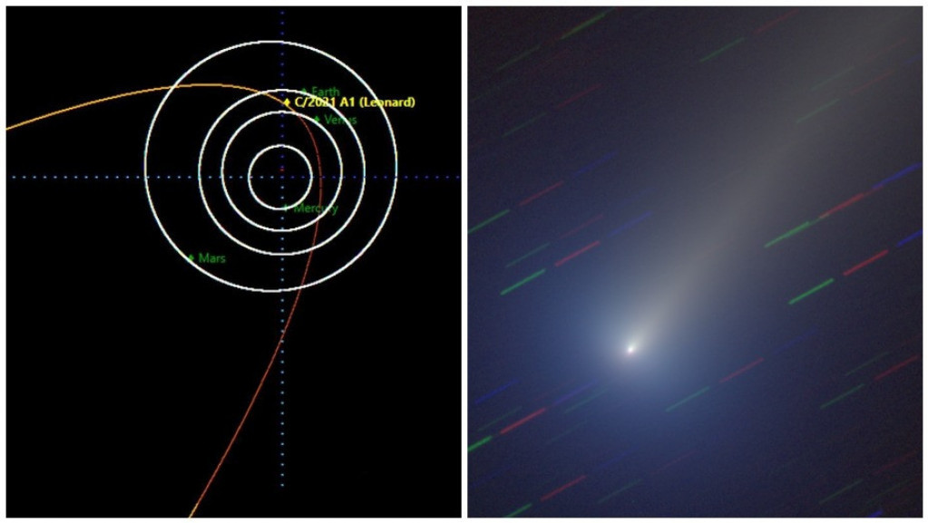 Kometa "Leonard" večeras najbliža Zemlji, moći će da se vidi i golim okom