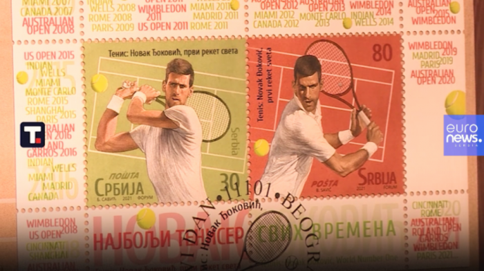 Sportista prvi put na markama u Srbiji: Poštanske marke kao omaž Novaku Ðokoviću