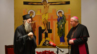 Porfirije uoči katoličkog Božića posetio Hočevara i obišao radove na katedrali Marijanum