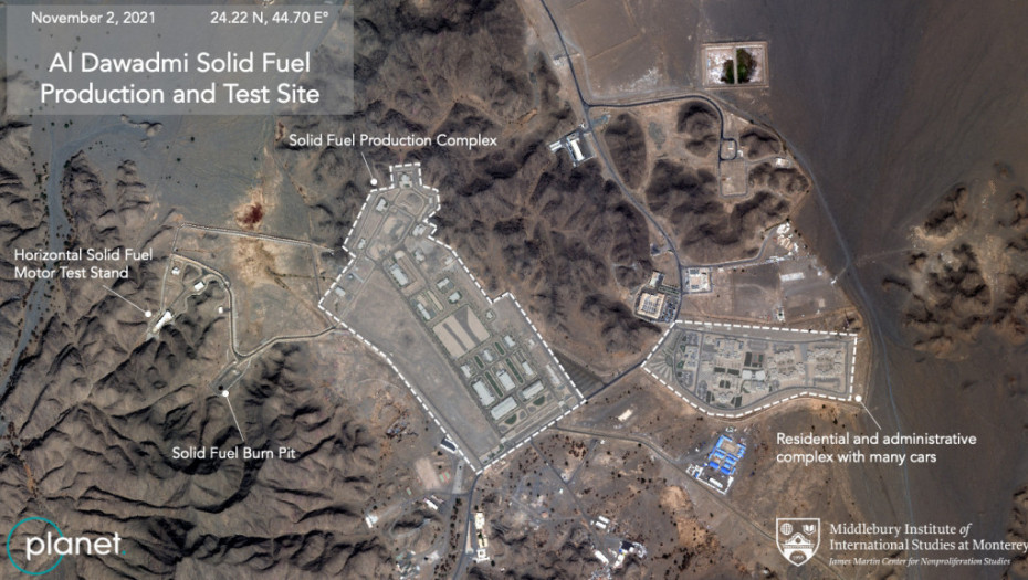 SAD optužile Saudijsku Arabiju da uz pomoć Kine proizvodi balističke rakete, objavljeni satelitski snimci postrojenja