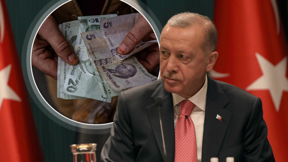 Turska lira pala blizu istorijskog minimuma nakon Erdoganove pobede