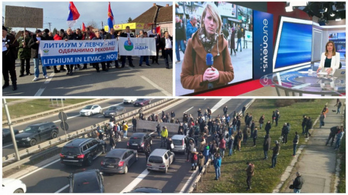 Održani protesti protiv projekta Jadar i Rio Tinta, saobraćaj odblokiran