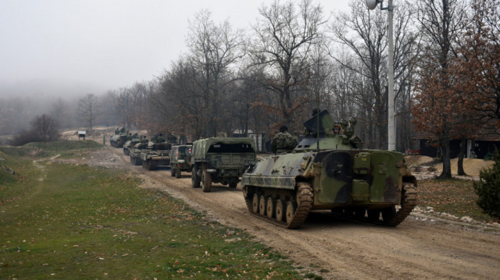 Obuka Vojske na administrativnoj liniji sa Kosovom, stabilna  bezbednosna situacija u Kopnenoj zoni bezbednosti