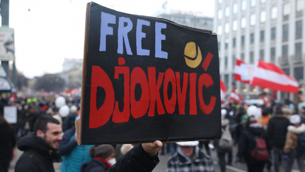 U bečke proteste "upetljalo" se i ime Novaka Đokovića: Hiljade ljudi na ulicama austrijske prestonice