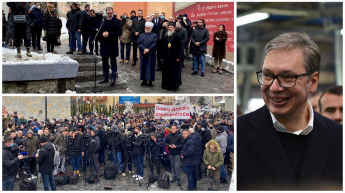 Priboj je ispit jesmo li ili nismo ljudi: Vučić posetio grad nakon međunacionalnih incidenata