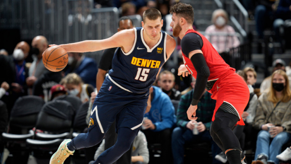 Jokić i Denver slavili protiv Portlanda u NBA ligi