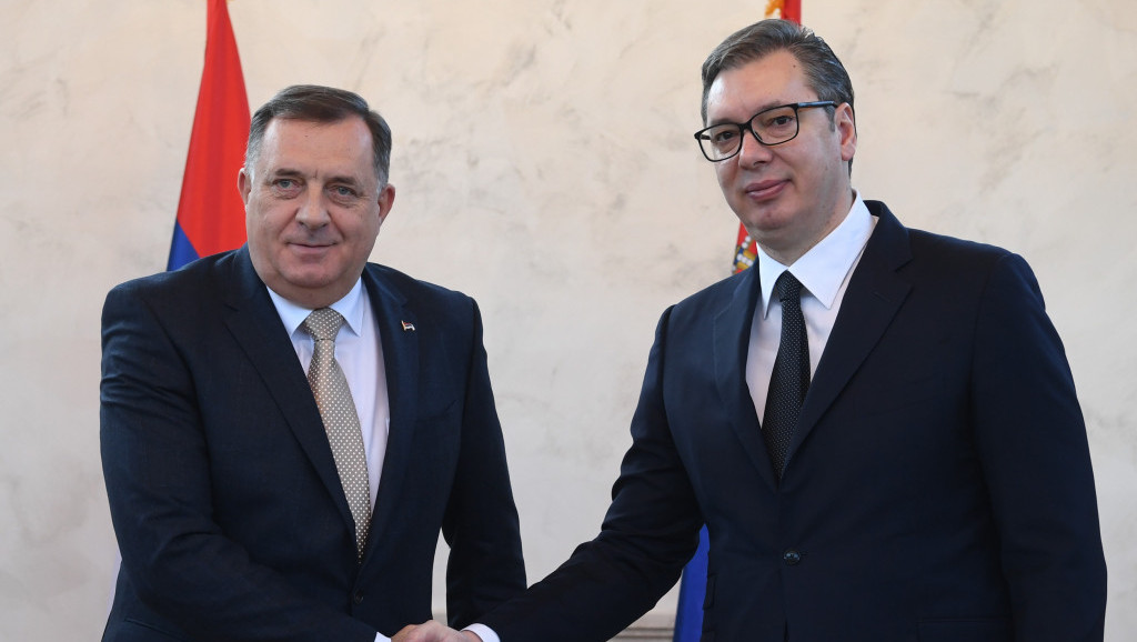 Dodik posle sastanka sa Vučićem: Dogovoreno održavanje velikog sabora Srpske i Srbije