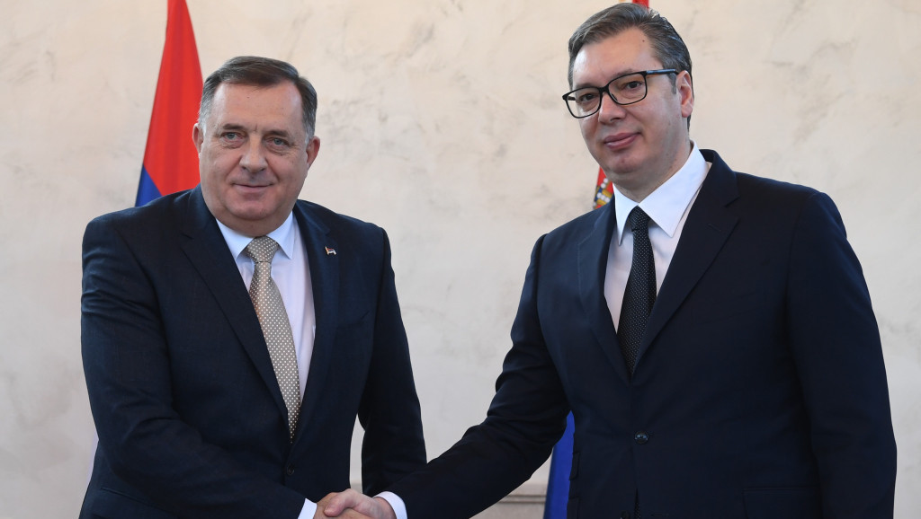 Dodik posle sastanka sa Vučićem: Dogovoreno održavanje velikog sabora Srpske i Srbije