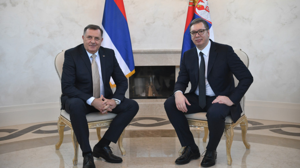 Danas sastanak Dodika i Vučića