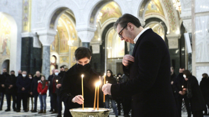 Vučić i Brnabić na pomenu povodom godišnjice ubistva Olivera Ivanovića