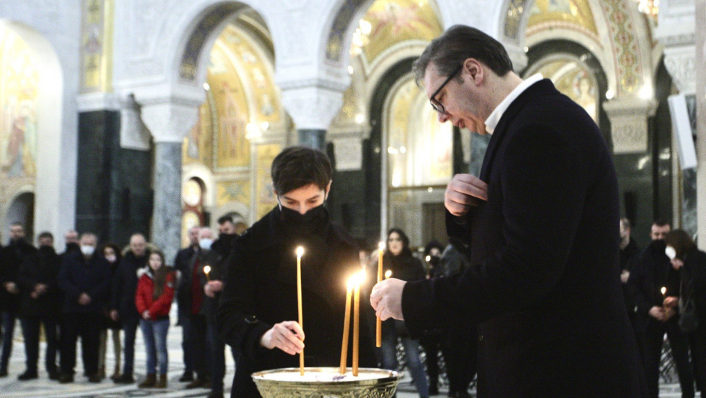 Vučić i Brnabić na pomenu povodom godišnjice ubistva Olivera Ivanovića