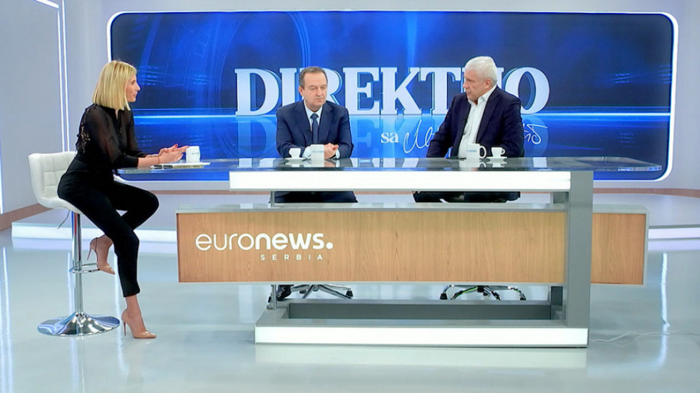 Tadić i Dačić u emisiji Direktno s Minjom Miletić: "Sada smo na suprotnim stranama"