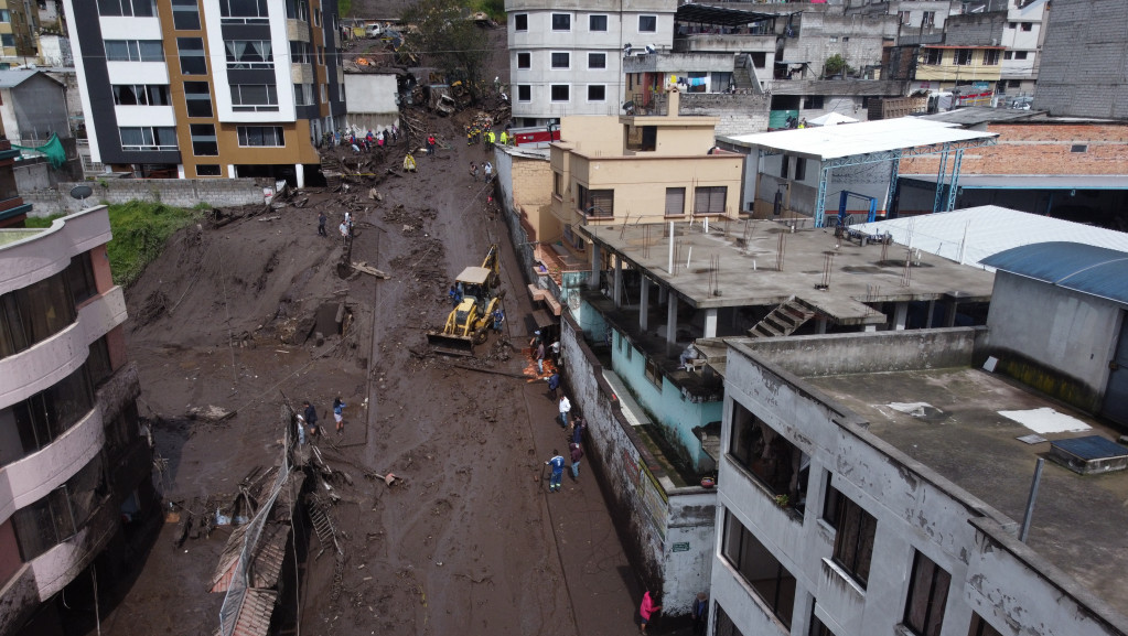 Broj poginulih u klizištu u Ekvadoru porastao na 22, povređeno 47 osoba