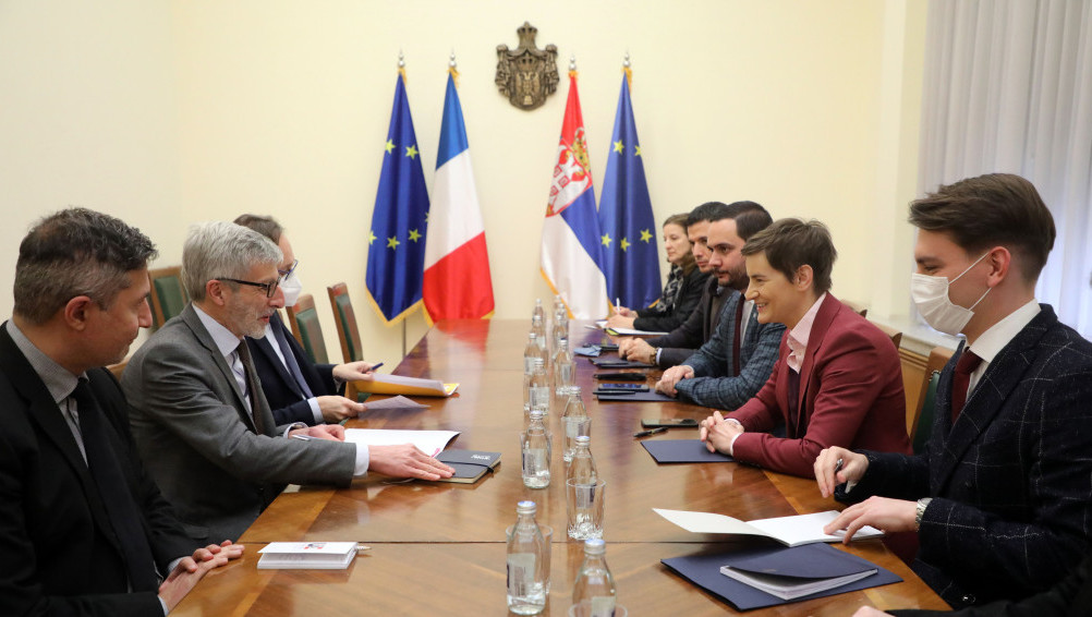 Brnabić: Cilj Srbije je da otvori Klaster 3 tokom predsedavanja Francuske Savetom EU