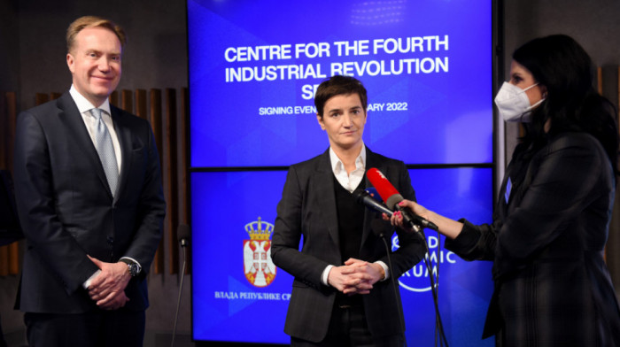 Brnabić: Osnivanje Centra za četvrtu industrijsku revoluciju znak da je Srbija prepoznata kao lider u IT industriji