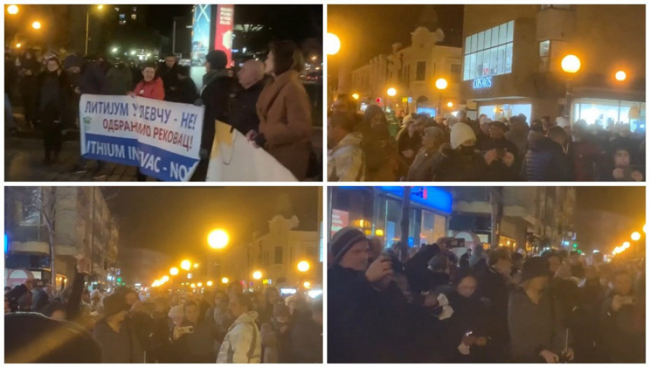 Održan protest incijative "Kreni promeni" u Kragujevcu, okupljeni zahtevali zabranu eksploatacije litijuma i bora