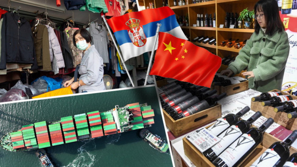 Raste trgovinska razmena sa Kinom: Prodali im robe za milijardu dolara, uvezli za 4 milijarde