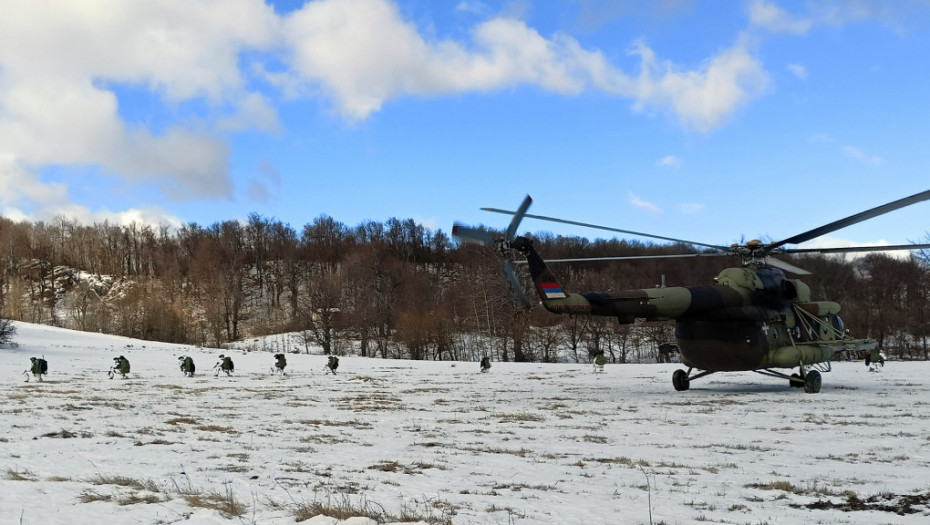 Zimska obuka 72. brigade za specijalne operacije: "Grifoni" i Sokolovi“ u desantu