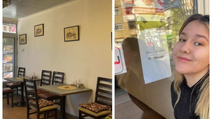 Vest o humanom gestu Anđele (18) iz Niša obišla je celu Srbiju: Sve zbog tri reči koje stoje na vratima njenog restorana