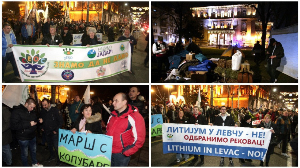 Novi protest ekoloških organizacija, Manojlović tvrdi: Ostajemo do ispunjenja zahteva