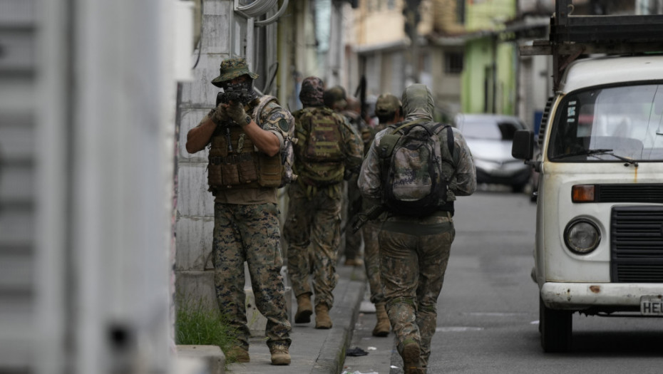 Pucnjava u Rio de Žaneiru: Najmanje osam osoba ubijeno tokom intervencije vojske i policije u faveli