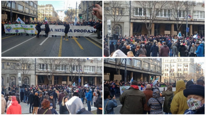 Protest u Beogradu, demonstranti traže zabranu eksploatacije litijuma i bora