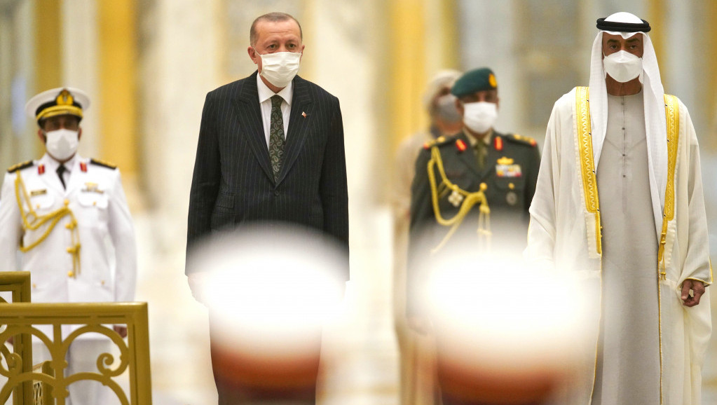 Erdogan stigao u Abu Dabi: Cilj razviti zamah u saradnji Turske i UAE