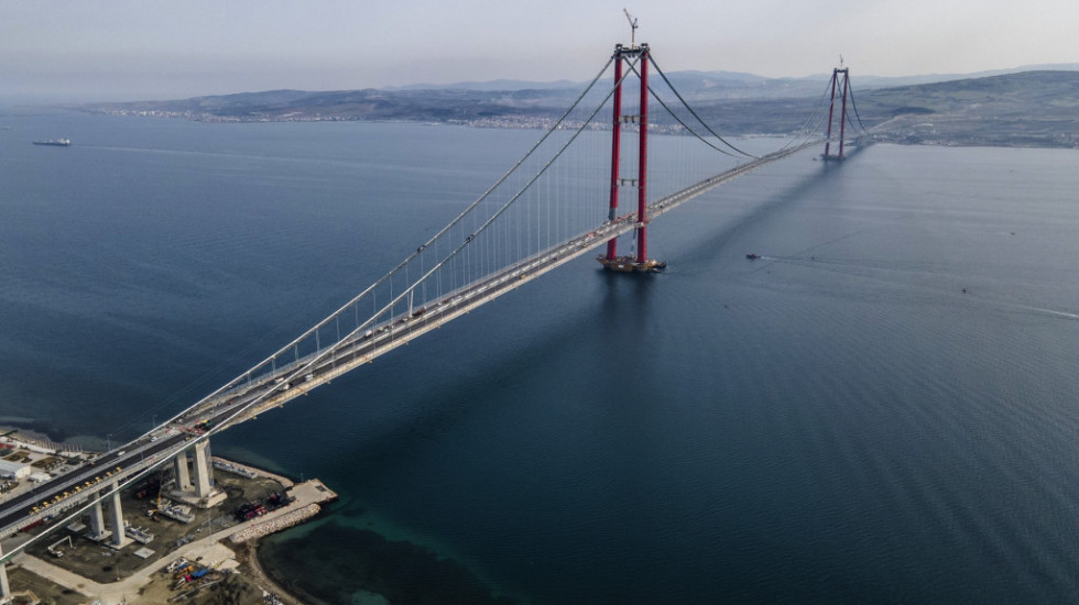 Turska za 10 dana otvara najduži viseći  most: Od Evrope do Azije za šest minuta