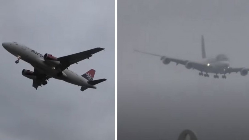 Sletanje na Hitrou po oluji Junis: Qatar Airways morao da kruži, srpski pilot iz prve prizemljio avion (VIDEO)