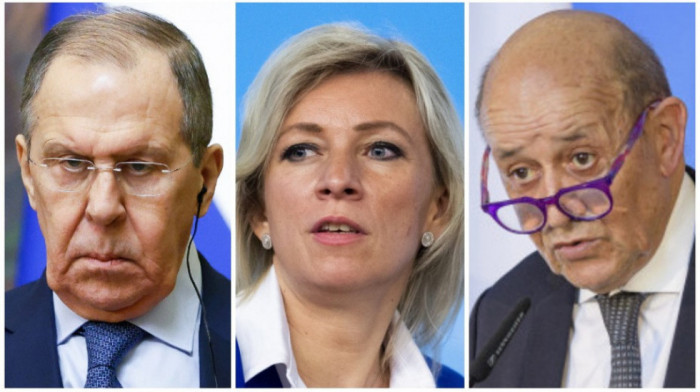 Zaharova: Lavrov i Le Drijan sutra telefonom o krizi u Ukrajini