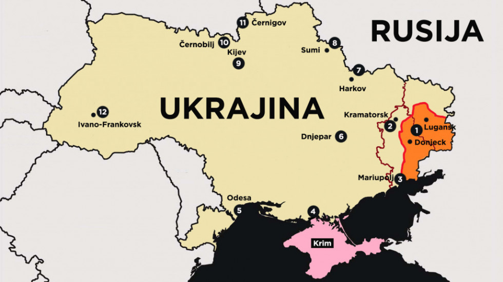 Napad na Ukrajinu: Gde se nalaze ruske trupe i šta je Moskva zauzela?