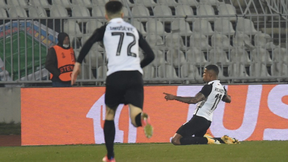 Partizan prošao Spartu, dva gola i crveni karton Rikarda