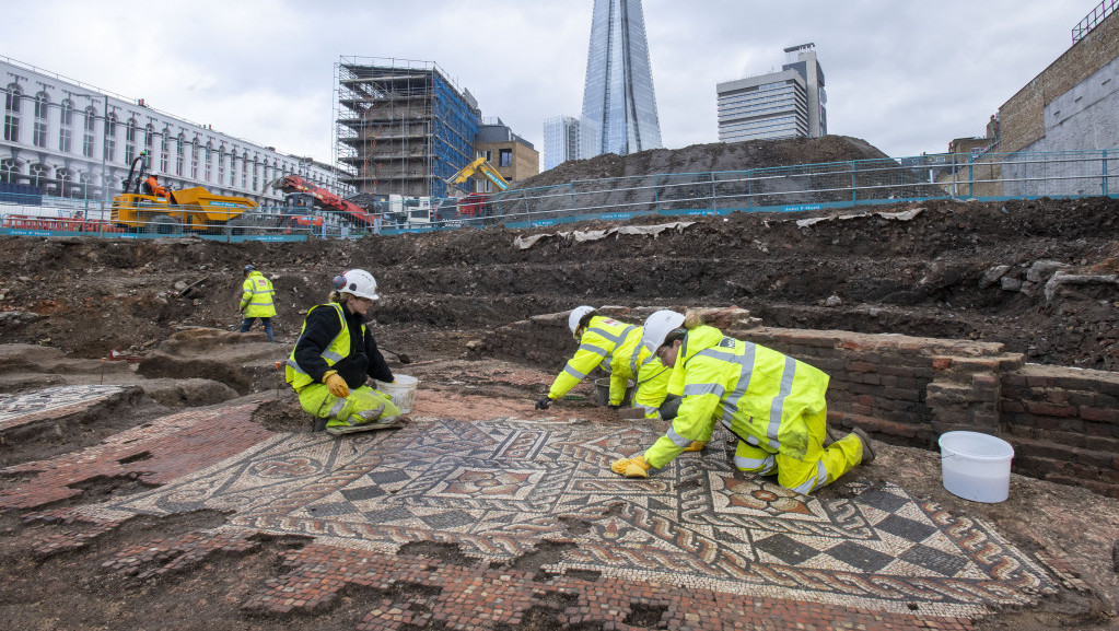 Rimski mozaik star 2.000 godina pronađen u Londonu