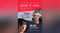 Dejan Tiago-Stanković i Ante Tomić u petak se druže sa čitaocima u Novom Sadu