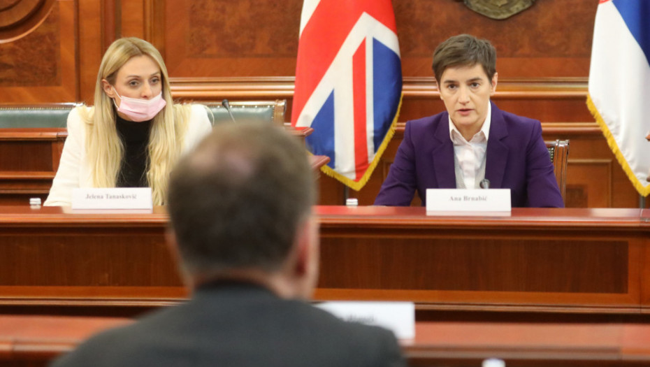 Brnabić i britanski ministar o sprovođenju Zelene agende u Srbiji i saradnji u oblasti energetike