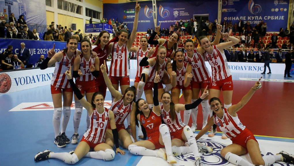 Odbojkašice Crvene zvezde osvojile Kup Srbije