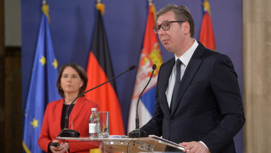 Berbok: Deo puta u EU je i usklađivanje politike, Vučić: Nemačka najvažniji partner