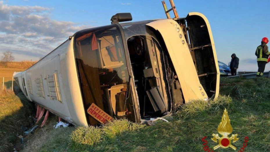 U Italiji se prevrnuo autobus sa 50 putnika iz Ukrajine - jedna osoba poginula