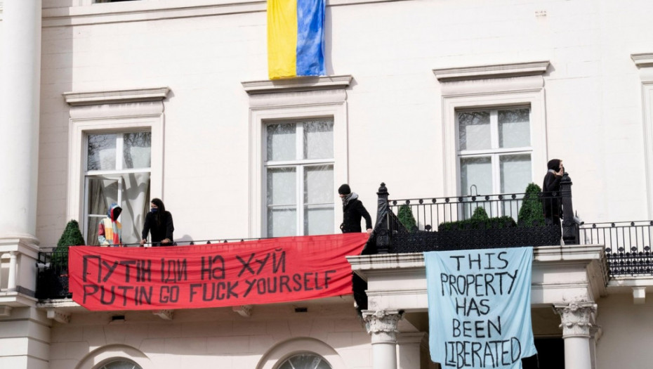 Demonstranti upali u vilu ruskog oligarha u Londonu: Pozvali na prekid rata, zgradu hteli da daju izbeglicama