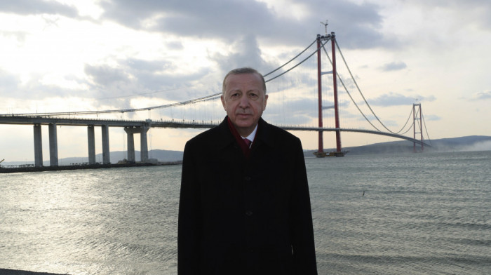 "Turska je iza sebe ostavila Japan": Erdogan otvorio most "Čanakale", najduži između Evrope i Azije
