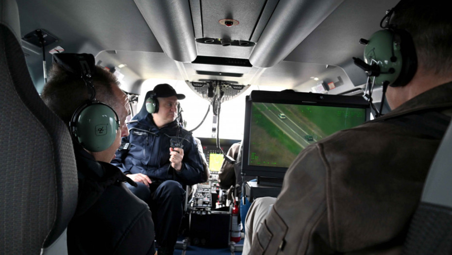 Vulin: Veća bezbednost zahvaljujući kontroli saobraćaja helikopterom