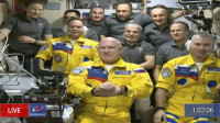 Ruski kosmonauti stigli na Međunarodnu svemirsku stanicu u bojama ukrajinske zastave: "Nagomilalo se žutog materijala"