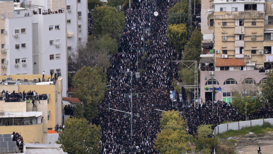 Sahrani rabina u Tel Avivu prisustvovalo oko 500.000 ljudi