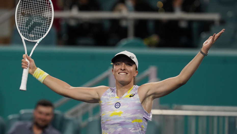 Iga Švjontek i dalje na čelu WTA liste: Olga Danilović 106. igračica sveta