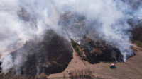 Veliki šumski požar kod Čačka: Vatrogasne ekipe na licu mesta, gust dim širi se selom Miokovci